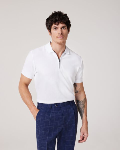 Jacquard Texture Polo